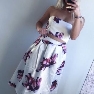 Stain floral dress